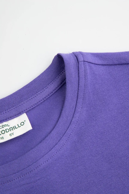 Dziewczynka Coccodrillo t-shirt ZC5143105RGK fioletowy