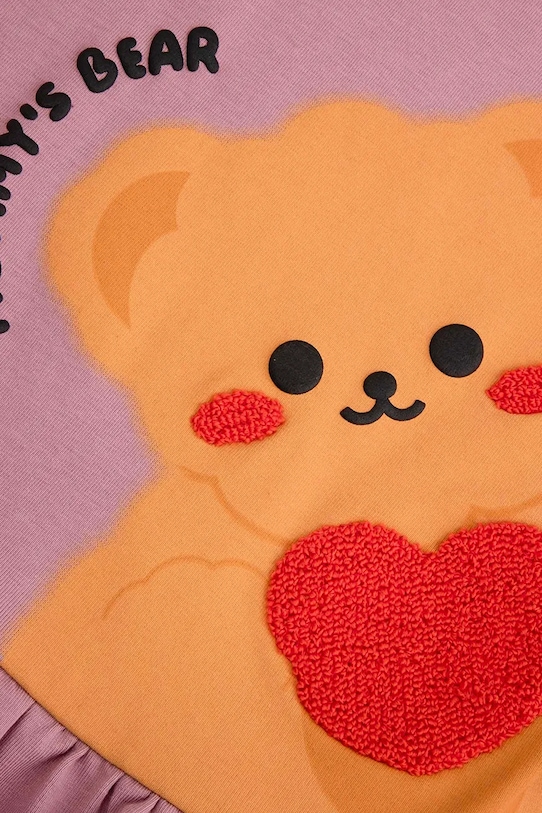 Coccodrillo t-shirt dziecięcy różowy ZC5143102TGN