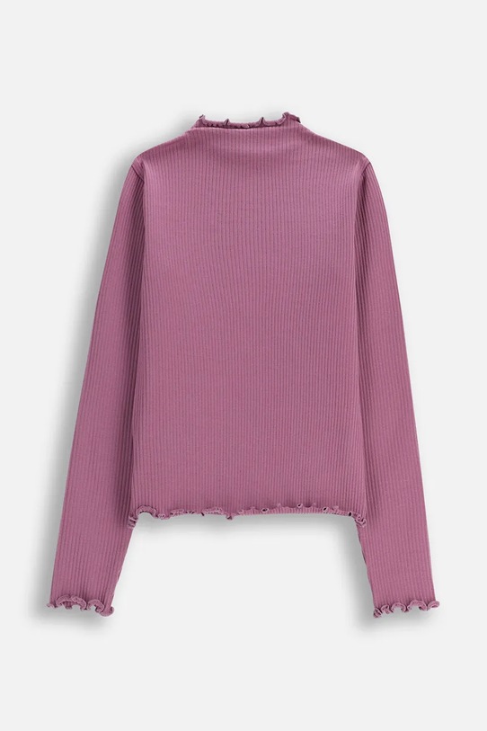 Coccodrillo longsleeve dziecięcy ZC5143901WGJ fioletowy AW25