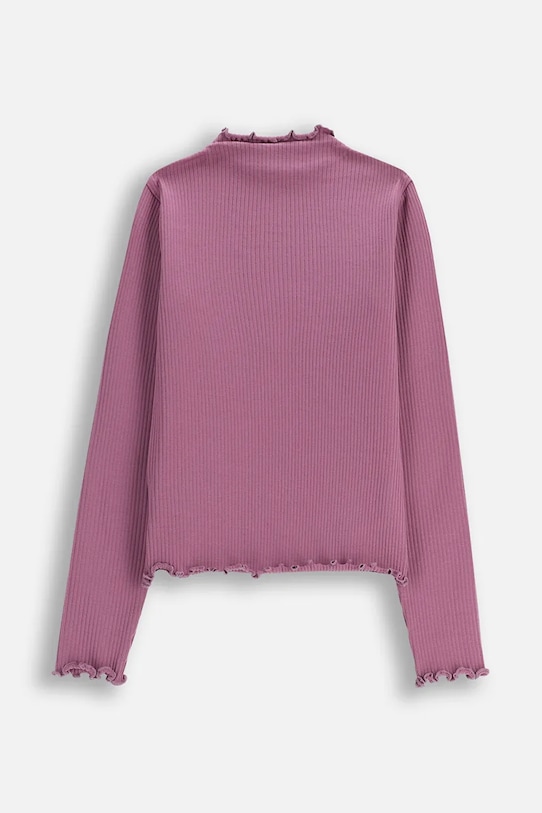 Coccodrillo longsleeve dziecięcy ZC5143901WGJ fioletowy AW25