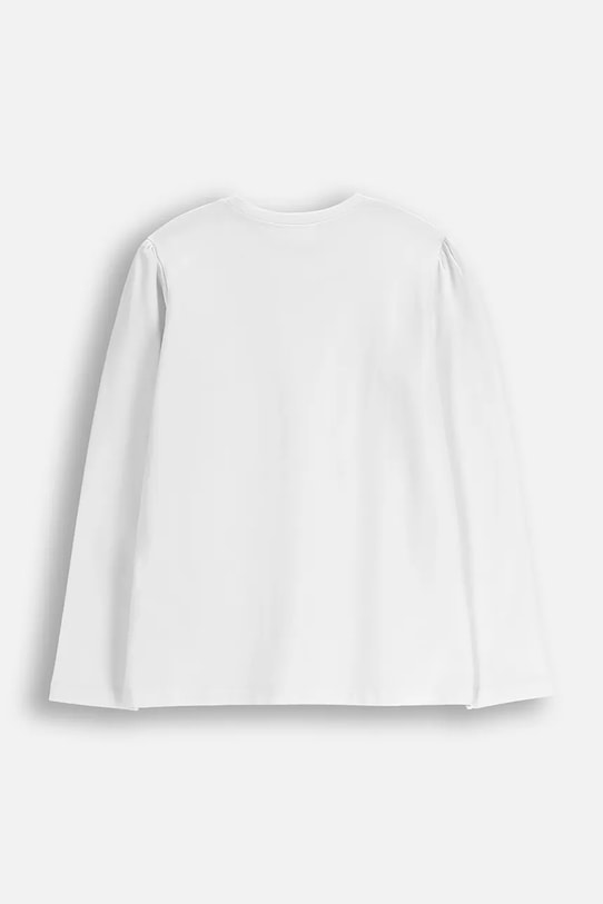 Coccodrillo longsleeve z bawełną dziecięcy ZC5143102EPG biały AW25