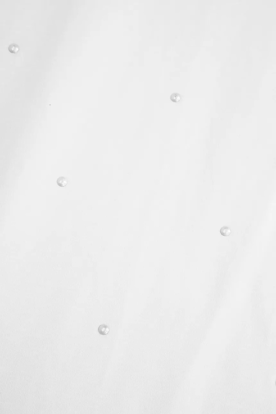 Coccodrillo longsleeve z bawełną dziecięcy biały ZC5143102EPG