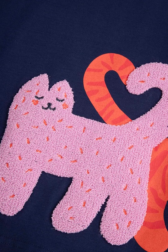 Coccodrillo longsleeve dziecięcy z bawełną ZC5143103AGK granatowy