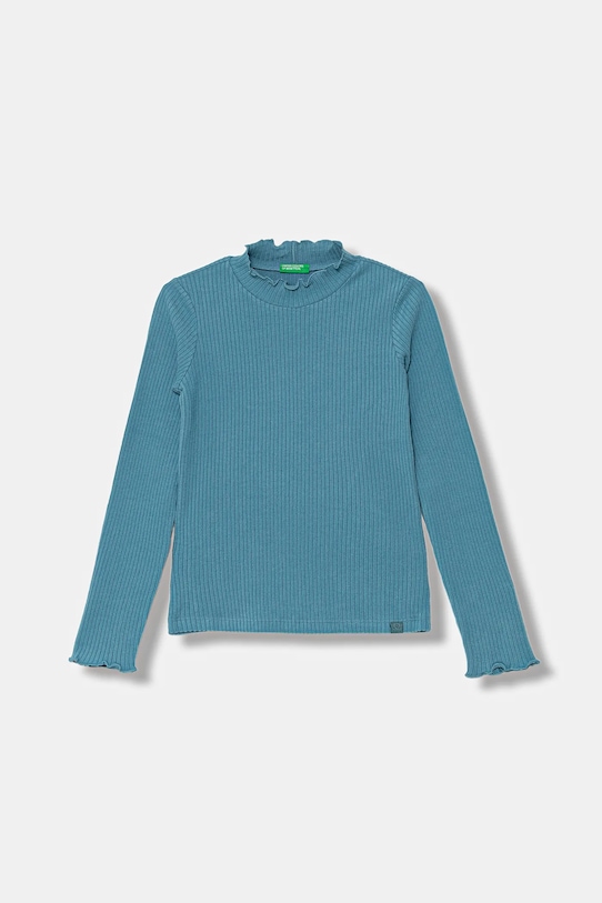 United Colors of Benetton longsleeve dziecięcy pozostałe turkusowy 381PC10RC.G.Seasonal