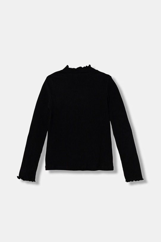 United Colors of Benetton longsleeve dziecięcy 381PC10RC.G.Seasonal czarny AW25