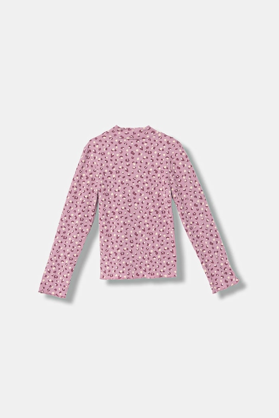 Дитячий лонгслів United Colors of Benetton 39EMG10LA.P.Seasonal рожевий AW25