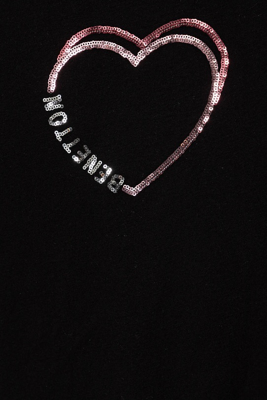 Dziewczynka United Colors of Benetton longsleeve bawełniany dziecięcy 3ATNC10RG.G.Seasonal czarny