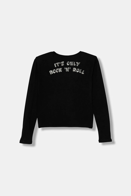 Παιδικό μακρυμάνικο United Colors of Benetton 3ATNC10RI.G.Seasonal μαύρο AW25