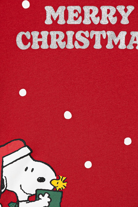 Dziewczynka United Colors of Benetton longsleeve bawełniany dziecięcy 3ATNC10RJ.G.Seasonal czerwony