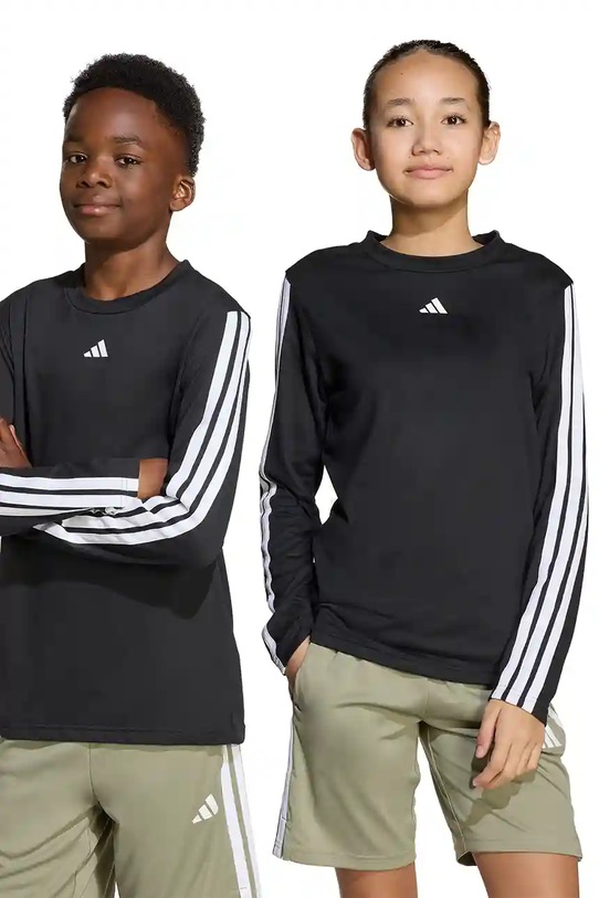 Παιδικό μακρυμάνικο adidas απλικέ μαύρο JM1577