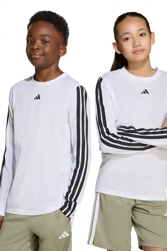 adidas longsleeve copii imprimeu alb JM1578