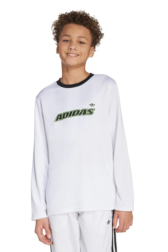Κοριτσίστικα Παιδικό μακρυμάνικο adidas Originals JV8662 λευκό