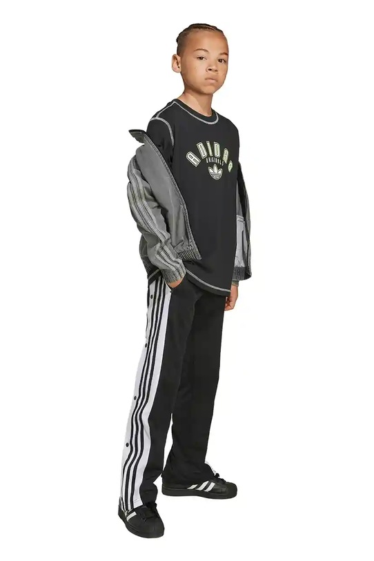 Детска блуза с дълги ръкави adidas Originals JX5270 черен