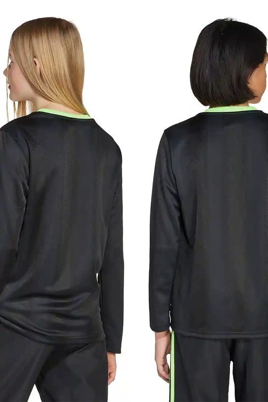 adidas Originals longsleeve dziecięcy JV7793 czarny