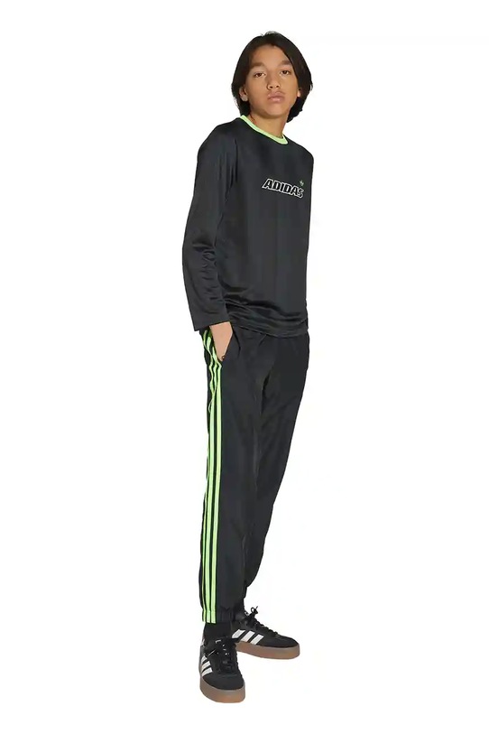 adidas Originals maglietta a maniche lunghe per bambini JV7793 nero