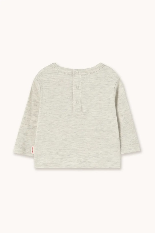 Tinycottons longsleeve niemowlęcy PUPPY GRAPHIC BABY TEE AW25.321 beżowy AW25