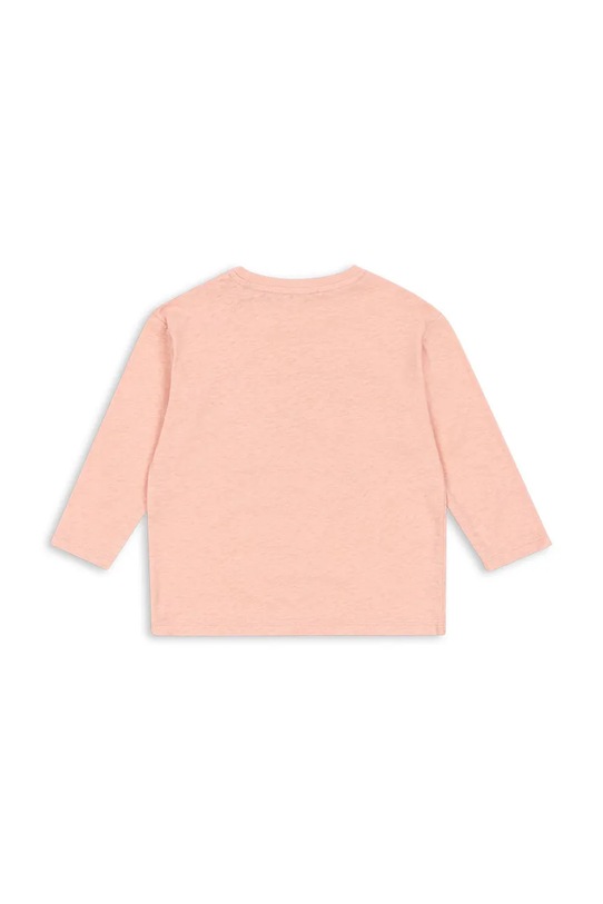 Konges Sløjd longsleeve dziecięcy z bawełną ERA LS TEE OCS KS103805.9BYA pomarańczowy AW25