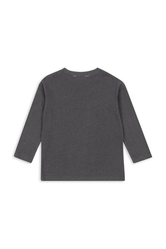 Konges Sløjd longsleeve dziecięcy z bawełną ERA LS TEE OCS KS103805.9BYA szary AW25