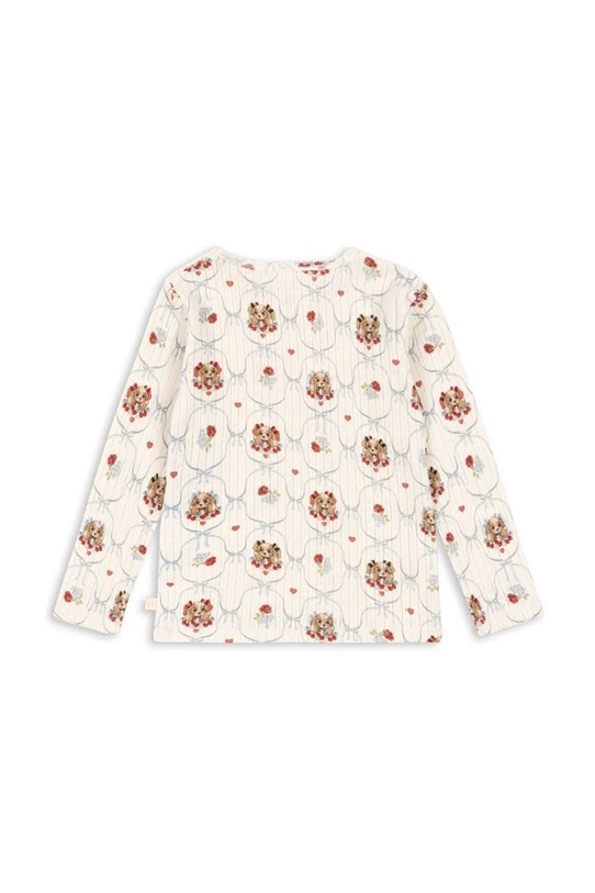 Konges Sløjd longsleeve bawełniany dziecięcy MINNIE BLOUSE GOTS KS103915.9BYA beżowy AW25