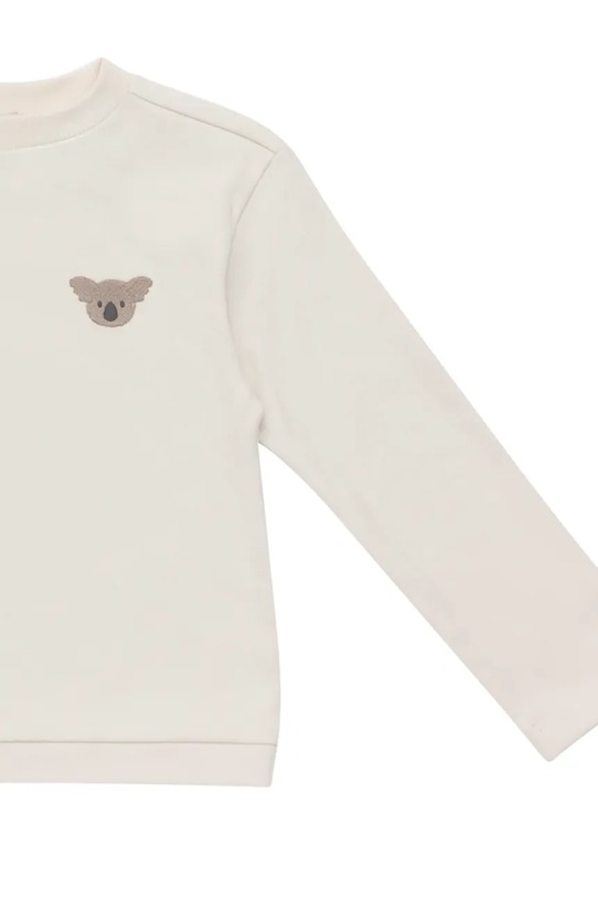 Дитячий бавовняний лонгслів Donsje Jorijn Longsleeve Koala бежевий 4101902