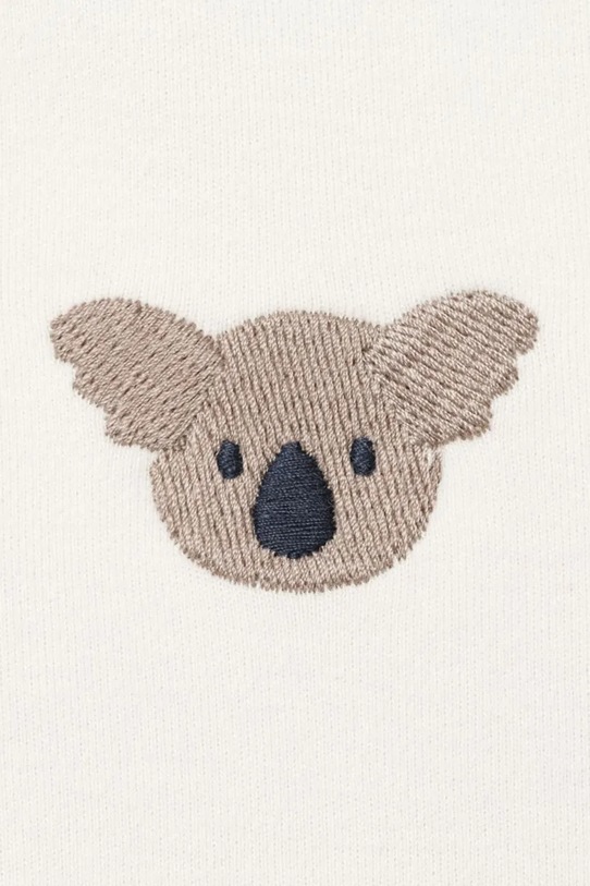 Дитячий бавовняний лонгслів Donsje Jorijn Longsleeve Koala 4101902 бежевий