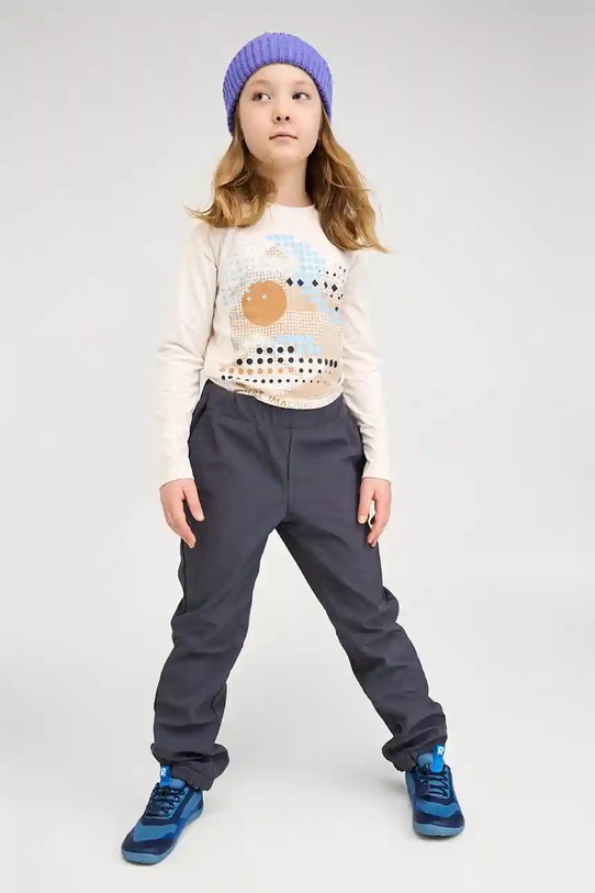 Reima longsleeve dziecięcy Koulussa okrągły biały 5200375B.9BYA