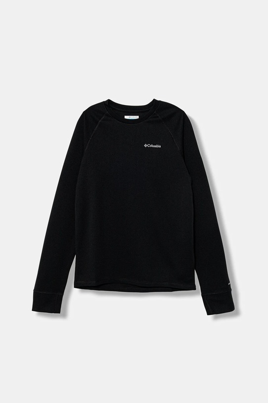 Columbia longsleeve dziecięcy Tech Trail aplikacja czarny 2135011
