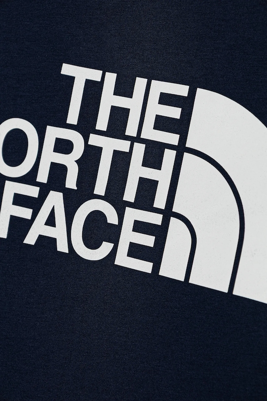 Chłopiec The North Face longsleeve dziecięcy TEEN EASY LS TEE NF0A89J28K21 granatowy