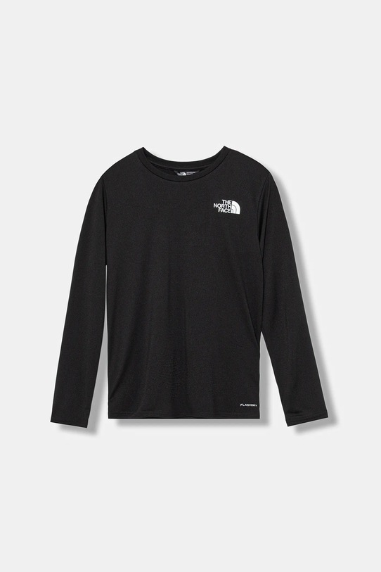 Otroška dolga majica The North Face TEEN 24/7 LS TEE Potisk črna NF0A8EB8JK31