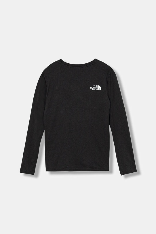 The North Face longsleeve dziecięcy TEEN 24/7 LS TEE NF0A8EB8JK31 czarny AW25