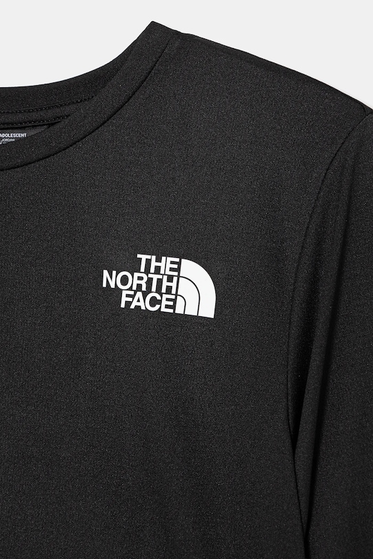 Chłopiec The North Face longsleeve dziecięcy TEEN 24/7 LS TEE NF0A8EB8JK31 czarny