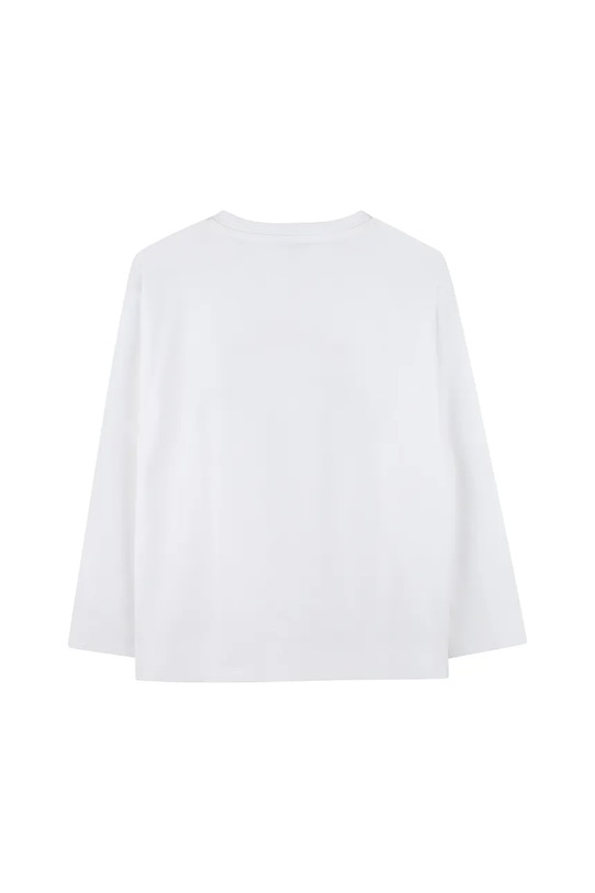 Παιδικό βαμβακερό μακρυμάνικο Kenzo Kids K61493.162 λευκό AW25