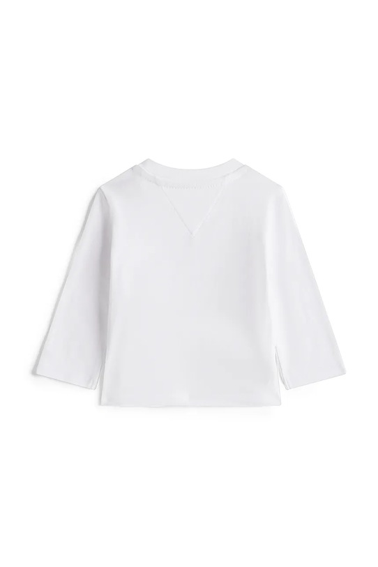 Tommy Hilfiger longsleeve niemowlęcy KN0KN02128.9BYA biały AW25