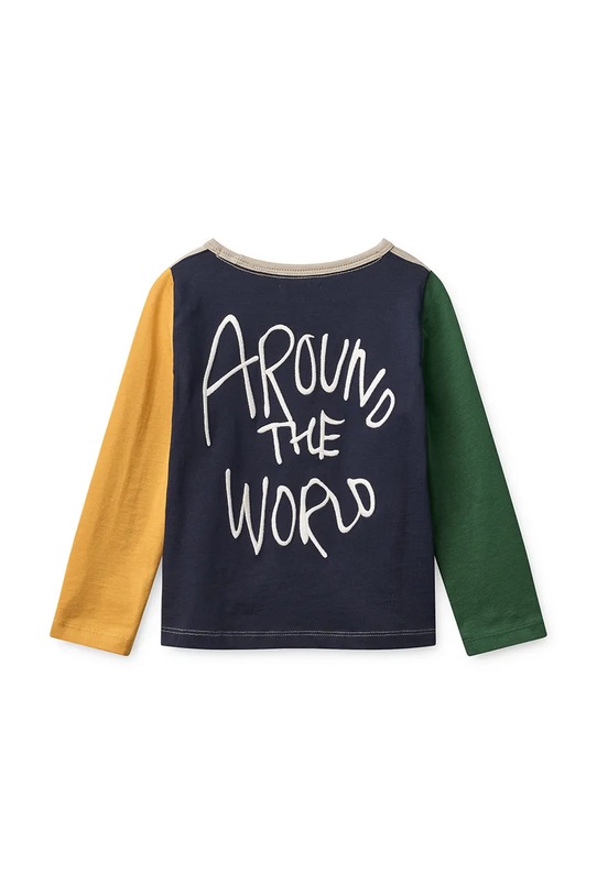 Liewood longsleeve din bumbac pentru copii Apia Placement Longsleeve T-shirt LW20675.9BYA multicolor AW25
