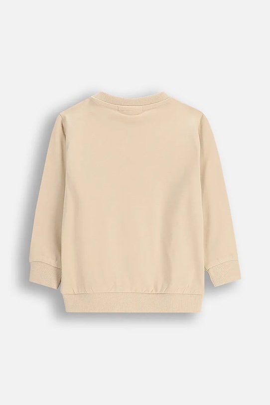 Dětské bavlněné tričko Coccodrillo ZC5143103BBN béžová AW25