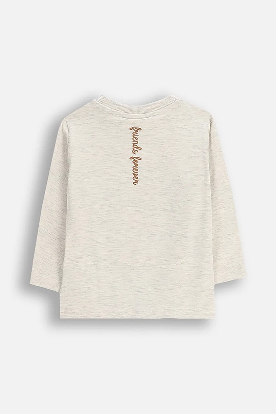 Coccodrillo longsleeve dziecięcy ZC5143101FBN szary AW25