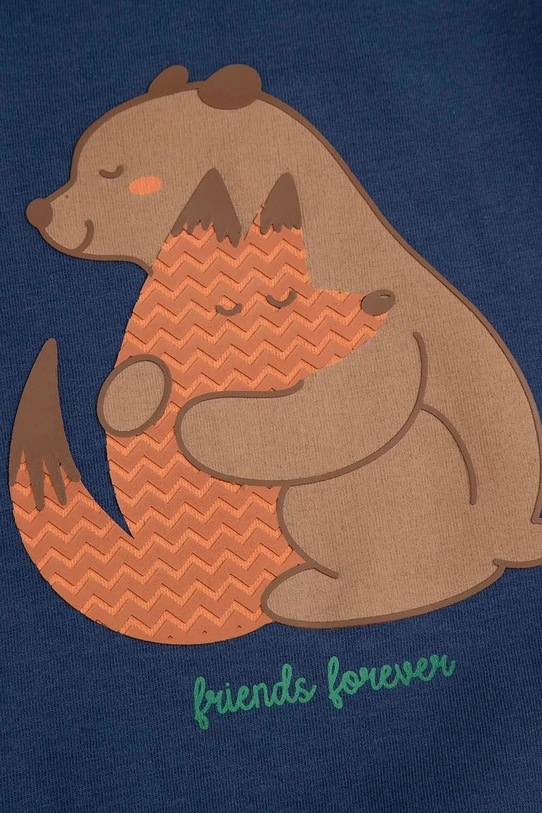 Παιδικό μπλουζάκι Coccodrillo σκούρο μπλε ZC5143103FBN