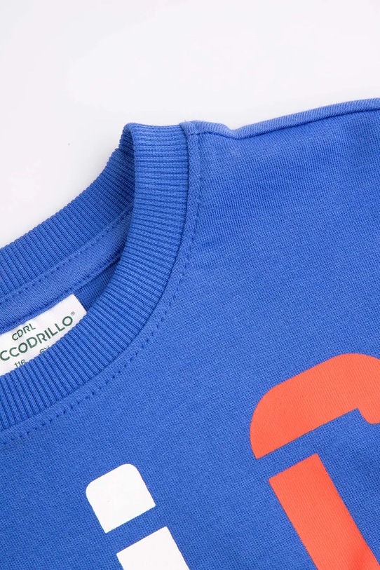 Chłopiec Coccodrillo longsleeve bawełniany dziecięcy ZC5143106LBD czarny