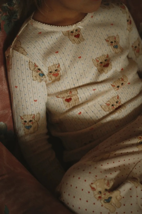 Konges Sløjd longsleeve bawełniany dziecięcy MINNIE BLOUSE GOTS KS105190.9BYA