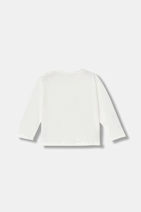 United Colors of Benetton longsleeve bawełniany niemowlęcy 3ATNA106R.W.Seasonal biały AW25