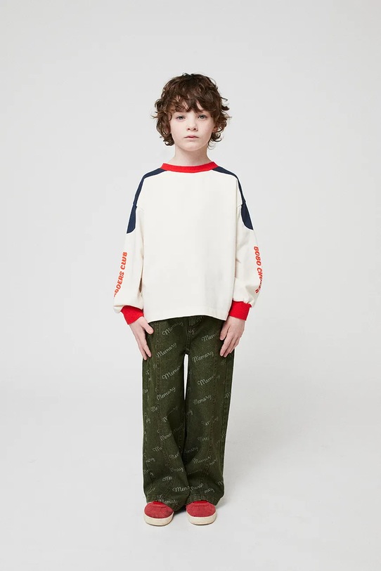 Bobo Choses longsleeve bawełniany dziecięcy Snake 225BC002