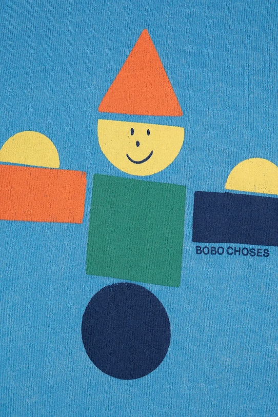Chłopiec Bobo Choses longsleeve niemowlęcy Wooden Toy 225FB002 niebieski