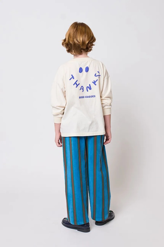 Bobo Choses longsleeve bawełniany dziecięcy Thanks 225FC001