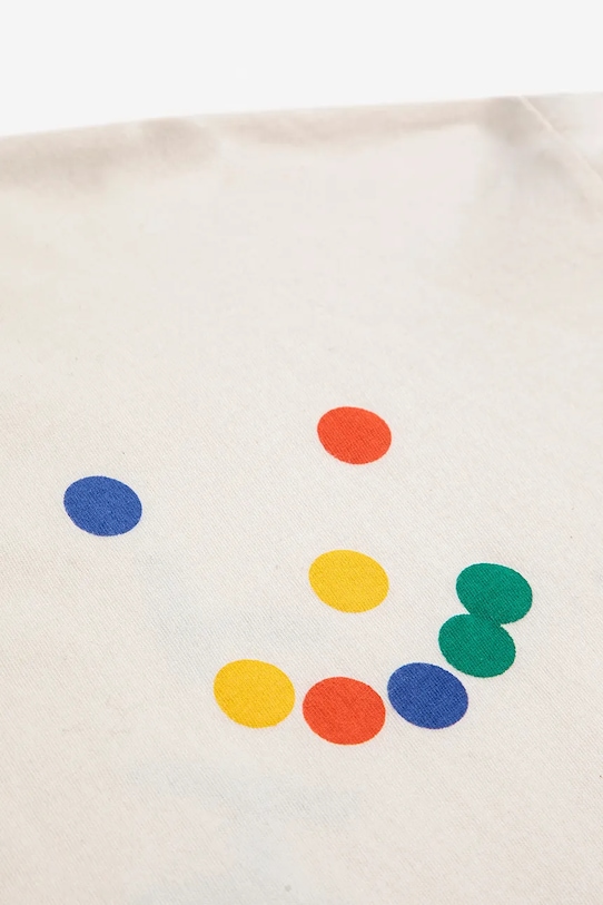 Bobo Choses longsleeve bawełniany dziecięcy Thanks beżowy 225FC001