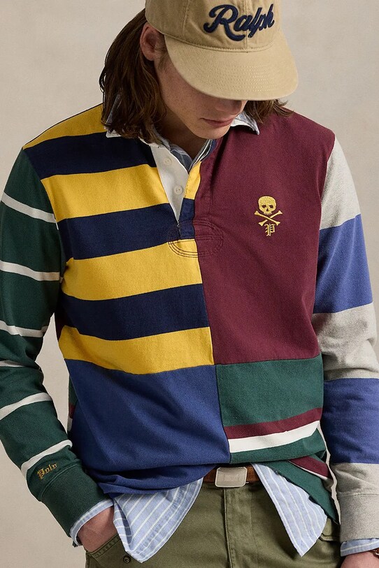 Ruházat Polo Ralph Lauren hosszú ujjú Lsrugbyclsm1 Long Sleeve 710971831 burgundia