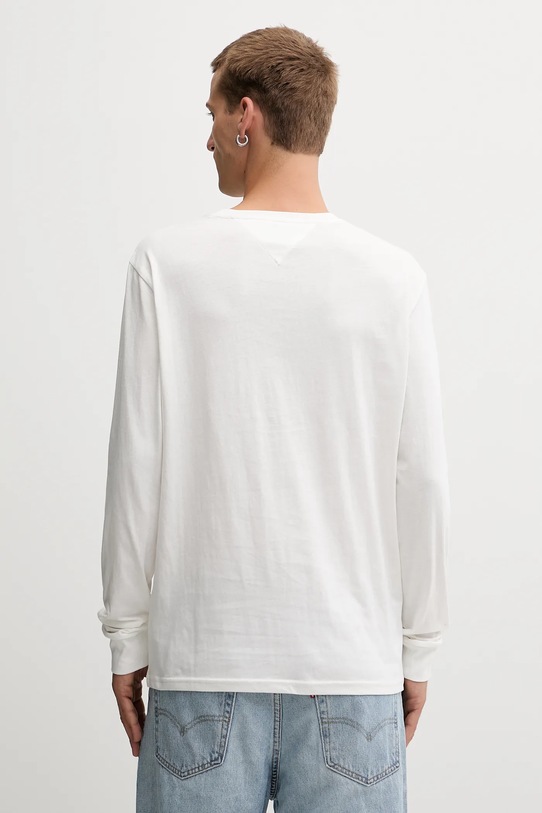 Ruházat Tommy Jeans pamut hosszúujjú DM0DM21594 bézs