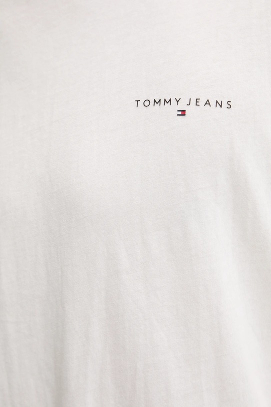 Tommy Jeans pamut hosszúujjú DM0DM21594 bézs