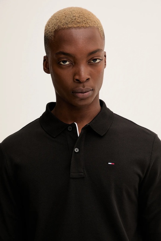 Tommy Jeans top a maniche lunghe in cotone nero DM0DM20232