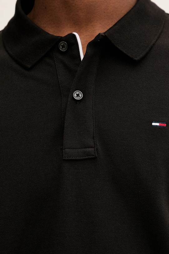 Tommy Jeans top a maniche lunghe in cotone DM0DM20232 nero