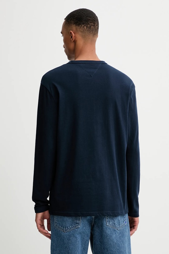Îmbrăcăminte Tommy Jeans longsleeve din bumbac DM0DM21974 bleumarin